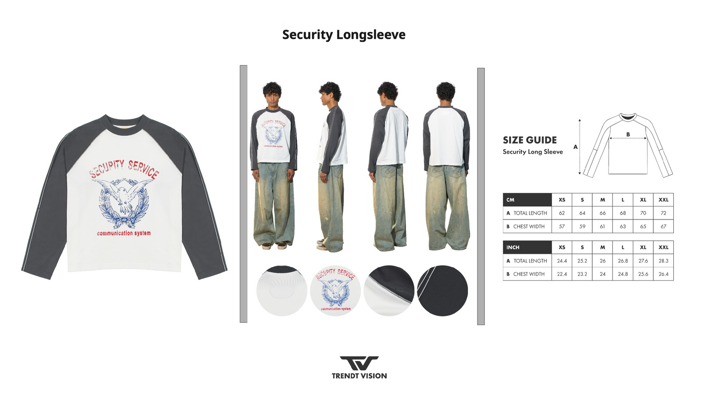 TRENDT VISION 【B.4】Security Longsleeve White