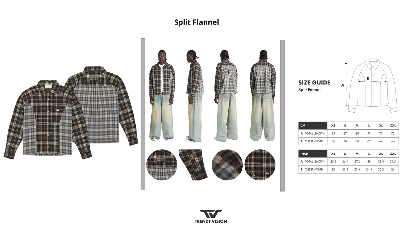 TRENDT VISION 【B.5】Split Flannel