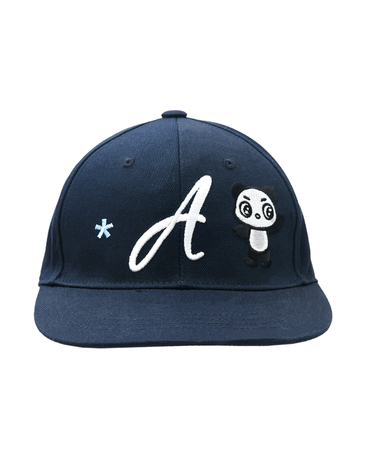 THE MUSEUM VISITOR Panda Embroidery Cap NAVY