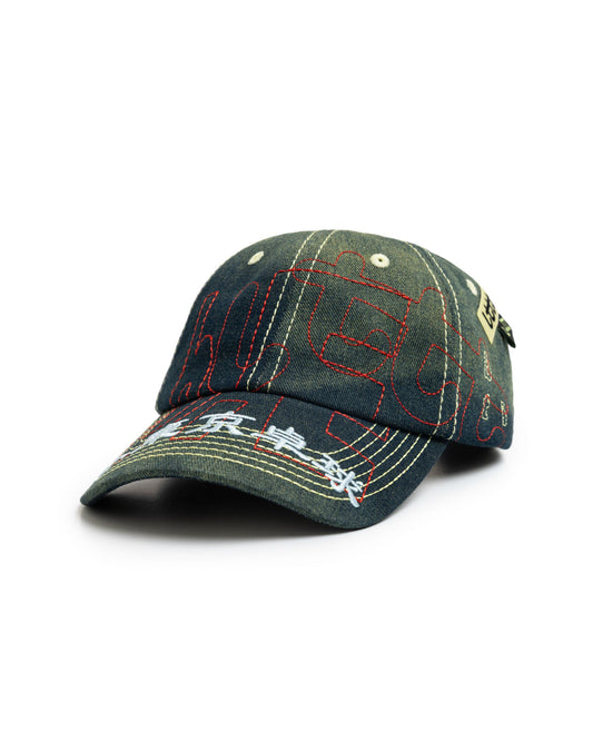b.Eautiful x LTTT Vapor Hat Fade Denim / Red