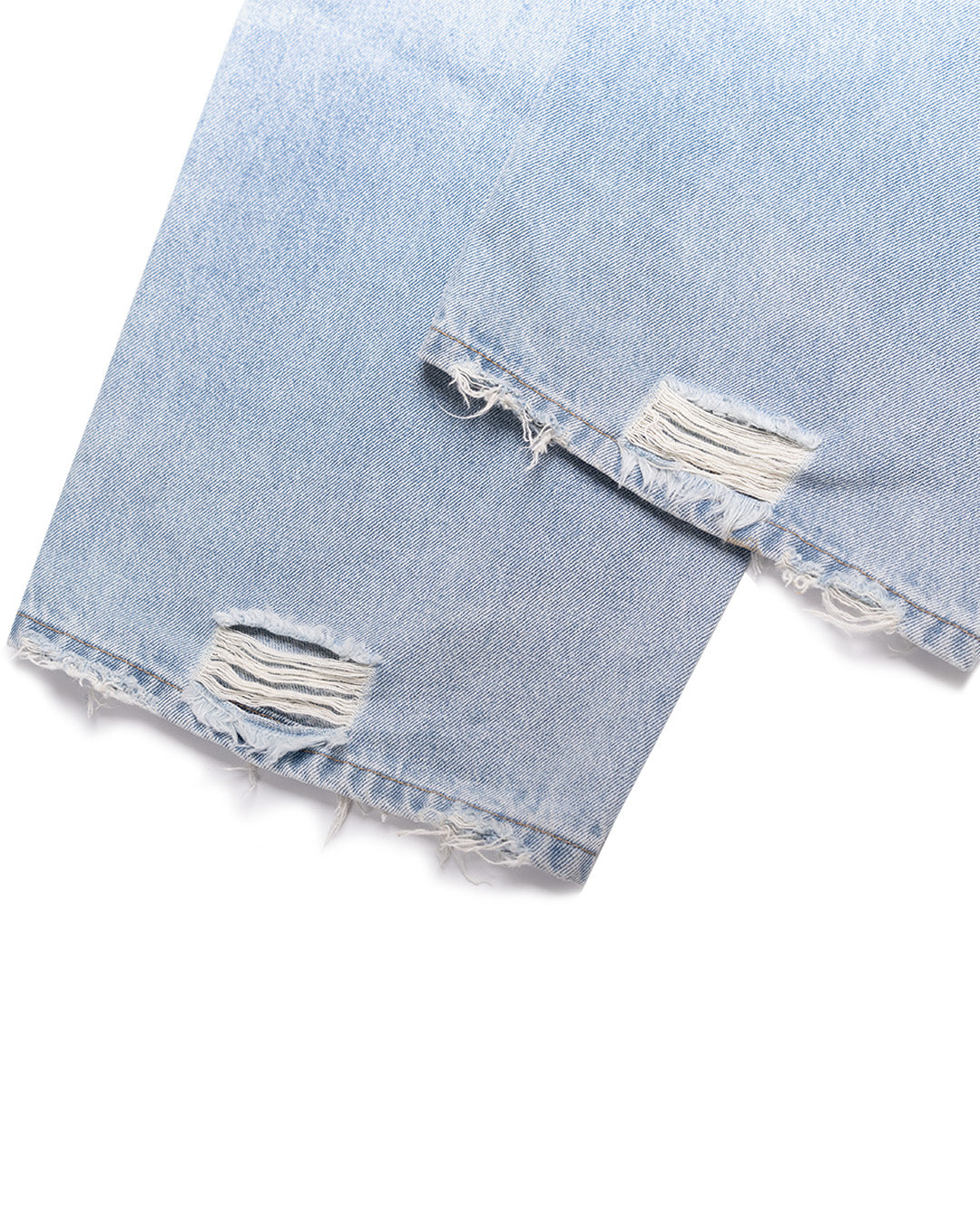 ESSENCE X SIC LEE Raw Hem Baggy Jeans