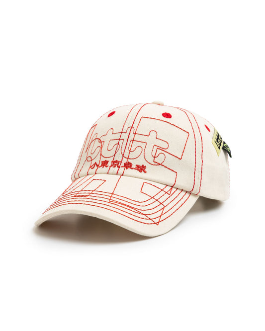 b.Eautiful x LTTT Vapor Hat Fade Natural / Red